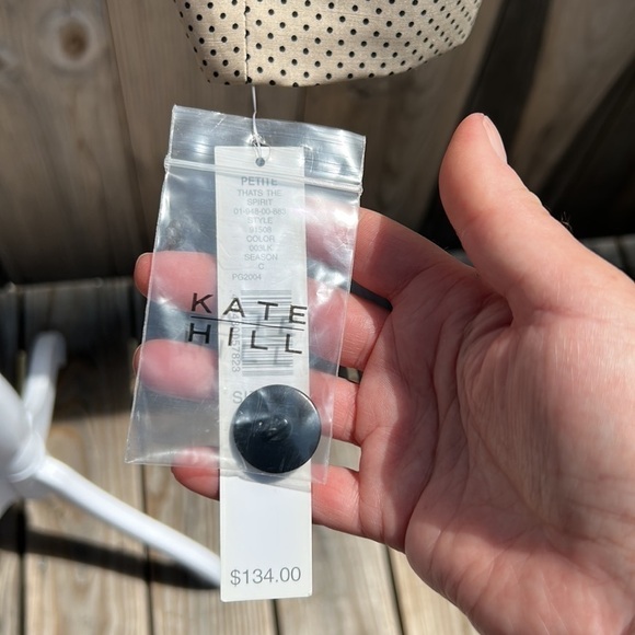 NWT Kate Hill “That’s the Spirit” Dotted Blazer Size 2P - Picture 4 of 8